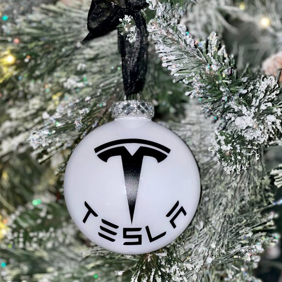 Tesla Christmas Tree Ornament| Customized Present| White Elephant Gift, Vehicle - Picture 7 of 14